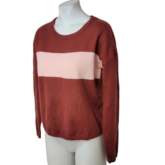Anthropologie Saturday Sunday  Soft Colour Block Sweater Size XS - Picture 2 of 6